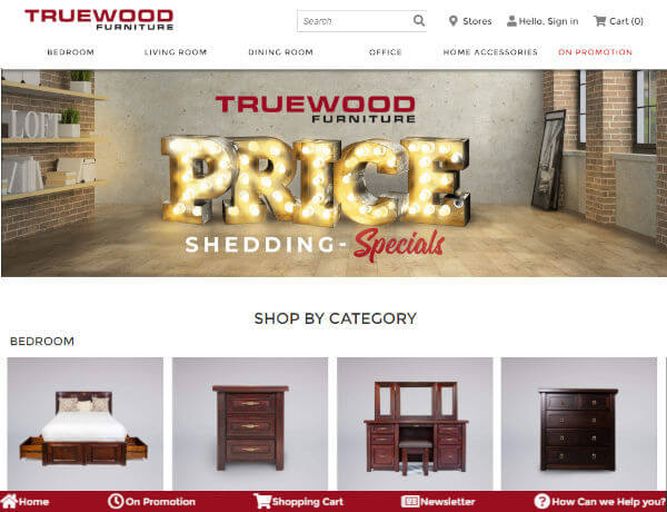 furniture website, e-commerce furniture website, 3d online furniture website