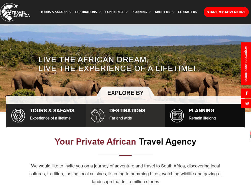 South Africa Travel, Africa Holiday Tours, African Travel Agencies